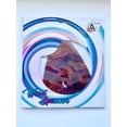 thumbnail image 5 of Dundee Deco's Wind Spinner in Gift Box - 3D Hanging Indoor Outdoor Yard Garden Decoration - Mandala - Rain Drop - Red, Pink, Purple - 12 inch - Unique Gift Idea For Men Women, Souvenir, Present, 5 of 6