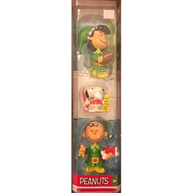 Peanuts 3 Piece Christmas Figurine Set