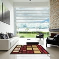 thumbnail image 6 of Ahgly Company Indoor Square Patterned Bronze Brown Area Rugs, 8' Square, 6 of 6