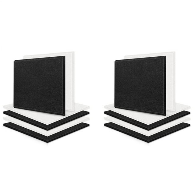 Paquete de 12 Paneles Acústicos Paneles de Pared Insonorizados de Alta Densidad Azulejos Absorbentes de Sonido para Estudio de Grabación, Techo, Oficina, Etc.