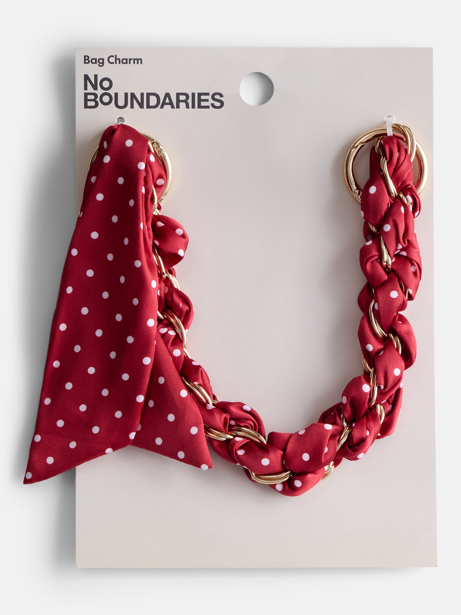 No Boundaries Game Day Swag Chain Charm for Bags, Red