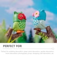 thumbnail image 4 of OULII 4Pcs Resin Owl Statue For Garden And Home Decoration Realistic Style, 4 of 7