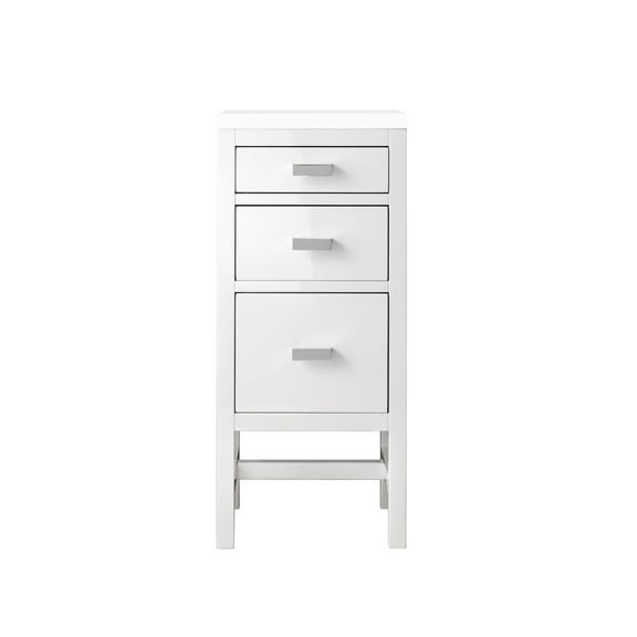 James Martin Vanities E444-Bc15-3Wz Addison 15" Wood Cabinet - White