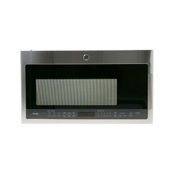 GE WB56X26203 Microwave Door Black & Stainless Steel - OEM PART