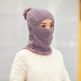 thumbnail image 3 of Windfall Women Balaclava Beanie Fleece Hood Cycling Ski Face Covering Winter Cap Head Neck, 3 of 4