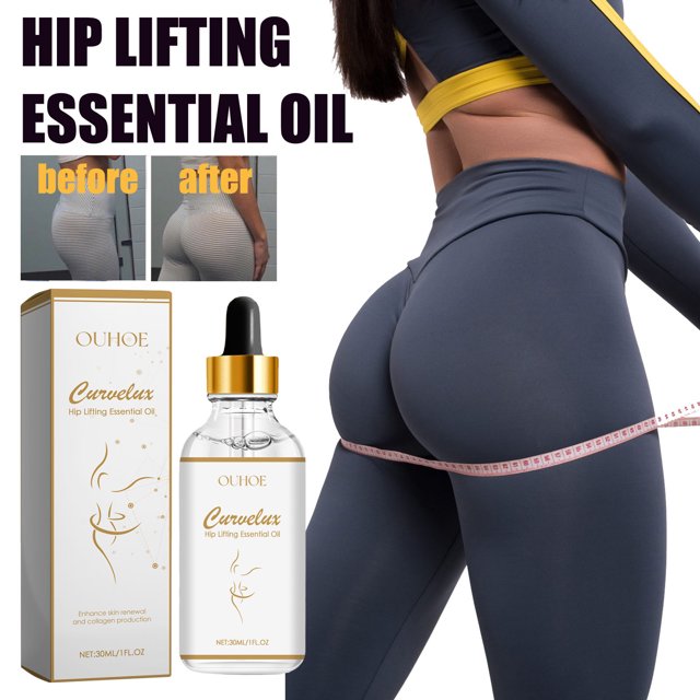 Aceite esencial Hiplift Aceite para glúteos Aceite reafirmante de glúteos para mujeres Aceite de masaje de cadera a base de hierbas natural Aceite Hip Up 30 ml el aceite esencial