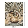 thumbnail image 3 of DIY Christmas Pearl Diamond Paintings Kit, Winter Church Pearl Diamond Paintings Art Kit, Religious Christmas Diamond Paintings for Holiday Wall Decor & Gift, 11.8x15.7 Inches, #D, 3 of 7