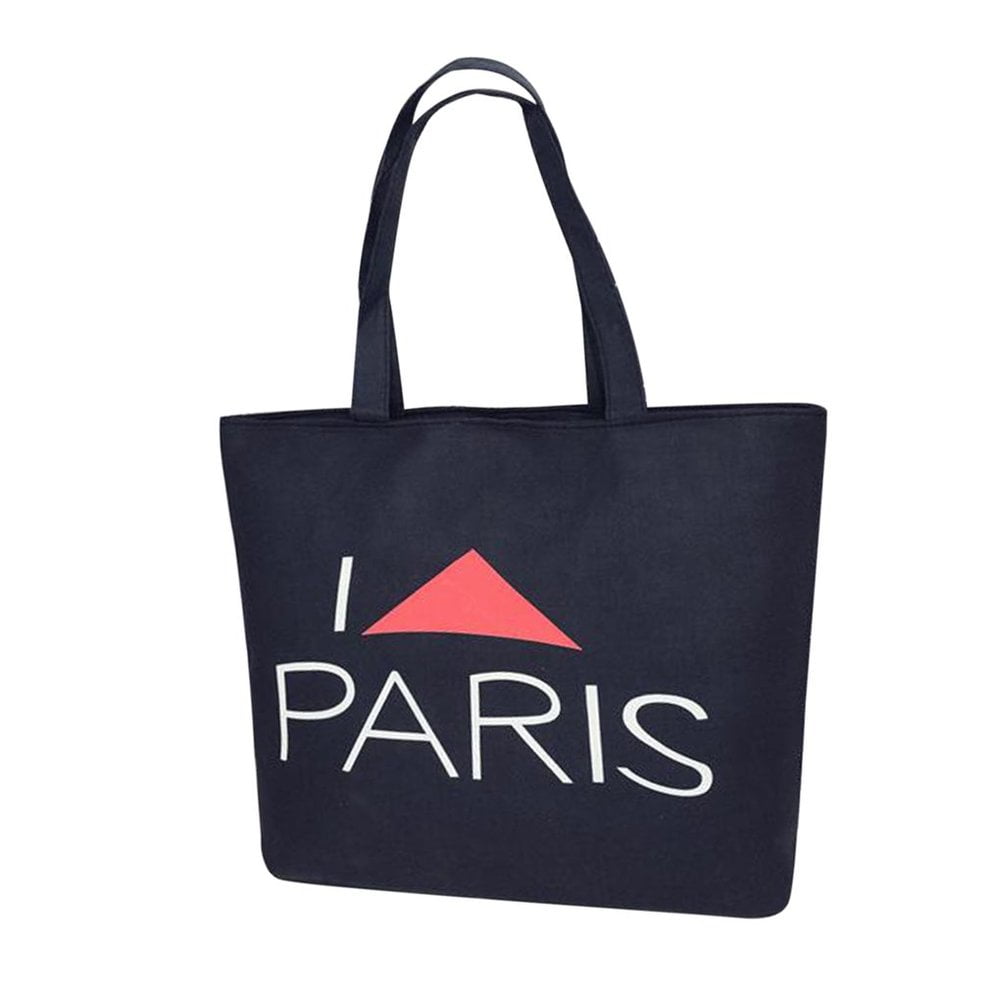 Lovely Cute Design Cartoon Printed Women Canvas Single Shoulder Bag Large Capacity Casual Teenage Girls Shopping Bag Walmart Canada