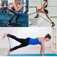 thumbnail image 3 of GOGO 1Pc Strength Training Ankle Strap for Cable Machines, Adjustable Leg Wrist D-Ring Gym Fitness Cuff, Red, 3 of 5
