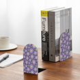 thumbnail image 5 of Naloa Daisies Flowers Wood Non-Skid Bookend for Shelves,Book Ends for Heavy Books, Book Stand for CDs,1 Pair, 5 of 7