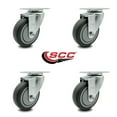 thumbnail image 2 of FG25656 Rubbermaid Cube Utility Truck Quiet Replacement Swivel Caster – Set of 4, 2 of 2