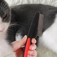 thumbnail image 2 of Comb Lice Removal Brush Comb with Durable Metal Teeth for Pet Dogs & Cats Removing Fleas Dandruff Lice, 2 of 7