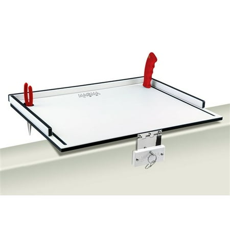 Magma Econo Mate Bait Filet Table 20-Inch - White Black - T10-310B Econo Mate Bait Filet