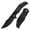 Black Titanium, variant on Kansept Orion Folding Pocket Knife 3.07''Damascus Blade,Blackwash Titanium Handle,K1089A3