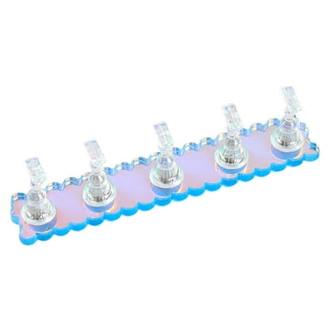 Tersarium 1 Set of Manicure Nail Stand Nail Practice Rack Convenient Nail Rack Practice Nail Display Stand