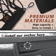 thumbnail image 3 of Truck Bed Cargo Net Compatible with Pickup Truck Bed Organizer Stretchable 4'x4' to 7'x7' High Elastic Heavy Duty Upgraded Reinforced Storage Net with 10 Metal Carabiners (Single Layer), 3 of 7