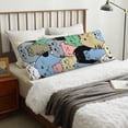 thumbnail image 4 of KLL Different Cats Prattern Long Body Pillowcase,1 PCS Pillow Cover Decorative Pillow Case Hidden Zipper Closure Pillowcase,Pillow NOT Included(20'' x54''), 4 of 7