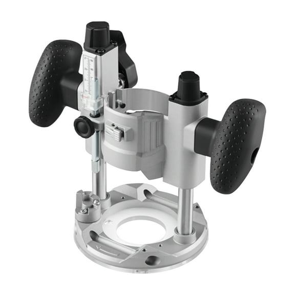 Bosch PR111 Heavy Duty Aluminum Plunge Base for GKF125CE Palm Router, Silver