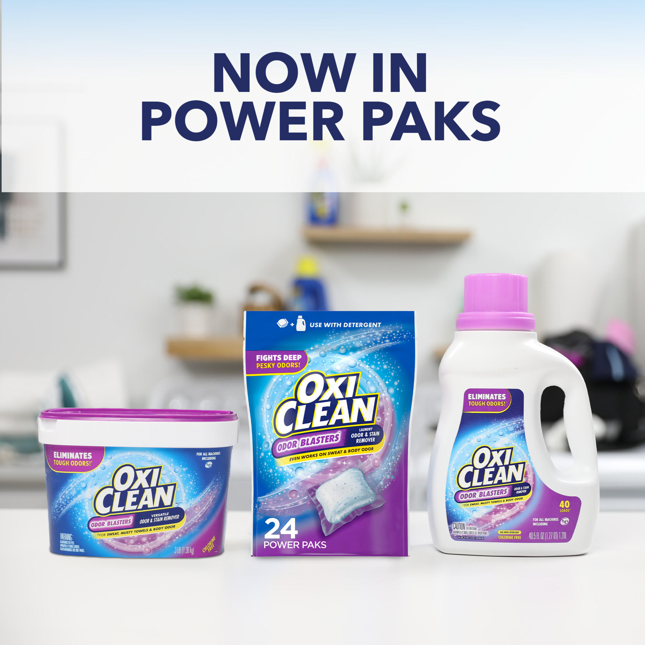 OxiClean Odor Blasters Stain Remover Power Paks, 24 Count photo 5