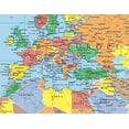 thumbnail image 5 of 24x36 World and USA Classic Premier 3D Two Wall Map Set - Laminated, 5 of 9