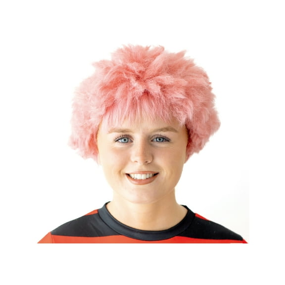 Adult's Anime Hero Pink Fine Spike Wig Costume Accessory