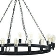 thumbnail image 3 of Modway Teleport 43" Chandelier in Brown, 3 of 4