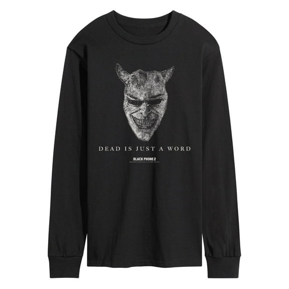The Black Phone - Dead Is Just a Word - Men's Long Sleeve Graphic T-Shirt