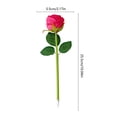 thumbnail image 4 of Under $1 dollars!Ballpoint Pens, Creatives Rose Flower Ballpoint Pen Simulation Rose Bouquet Gift Pen Cute Stationery ForFestal Times Decorative Pen Novelties Present For Friend 1ml, Hot Pink, 4 of 7