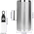 thumbnail image 2 of 12" x 6" Stainless Steel Guiro Instrument Latin Percussion Metal Guiro Shaker with Scraper Percussion Instrument, 2 of 5