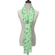 thumbnail image 4 of Bufanda larga para mujer con estampado de trébol de cuatro hojas verde, bufanda corta, 4 of 5