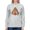Ash, variant on Tiki-Face Funny Tribal Design Women's Sweatshirt