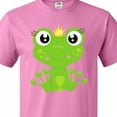 thumbnail image 4 of Inktastic Cute Frog, Green Frog, Frog Princess, Crown T-Shirt, 4 of 5
