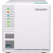 Open Box QNAP SAN/NAS Storage System RTD1296 Quad-core 1.40 GHz 2 GB RAM TS-328-US -WHITE