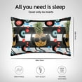 thumbnail image 5 of Pofeuu Pineapple With Black Glasses Print Satin Pillowcase for Hair and Skin Pillow Cases, Silk Pillow Cases, Soft Cooling Pillow Covers, 20x30 Inches（Pillow core not included）, 5 of 7