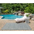 thumbnail image 6 of Skyline Decor  Charcoal Villa Rugs in Rectangle Shape - Big Grey 2' x 3' Geometric 2' x 3' Indoor,Accent,Outdoor Blue Rectangle Modern & Contemporary, 6 of 6