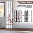 thumbnail image 3 of FDW Room Divider 6Ft Folding Privacy Divider 4 Panel,White, 3 of 7