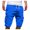 bleu, variante sur cllios Shorts Cargo pour Hommes 2024 Mode Décontractée Shorts de Travail Taille Élastique Cordon de Serrage Shorts en Molleton avec Multiples Poches