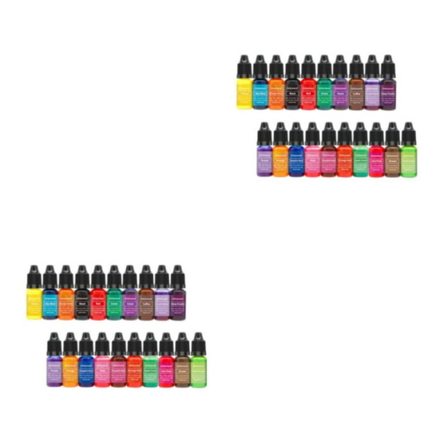 relayinert Vibrant 20Pcs Candle Color Dye Collection for Candle Making 10ml Candles Pigment Dye Colors Type1 2PCS