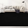 thumbnail image 2 of Large Area Rugs For Living Room Bedroom  7x10 Feet Black Rug Minimalist Modern Shag Soft Thick Comfy Memory Foam Indoor Carpet Non-slip Washable Dorm Home Decor, 2 of 8