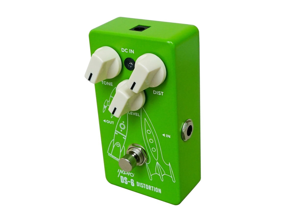 Monoprice DS-6 True Bypass Analog Vintage Distortion Full-size Guitar Effect Pedal - Indio Series