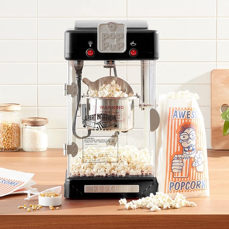 Great Northern Popcorn Pop Pup 2.5oz Popcorn Machine, Black photo 7