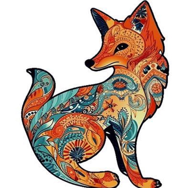 Rompecabezas de madera con forma de león y lobo, rompecabezas 3D irregular, fábrica de rompecabezas de animales 3D, juguete de rompecabezas de madera