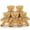 brown-teddy bear, variant on MaoGoLan 5-Packs 12.5" Soft Stuffed Animals Teddy Bear, Monkey, Panda, Rabbit (5 Packs, 5 Colors)