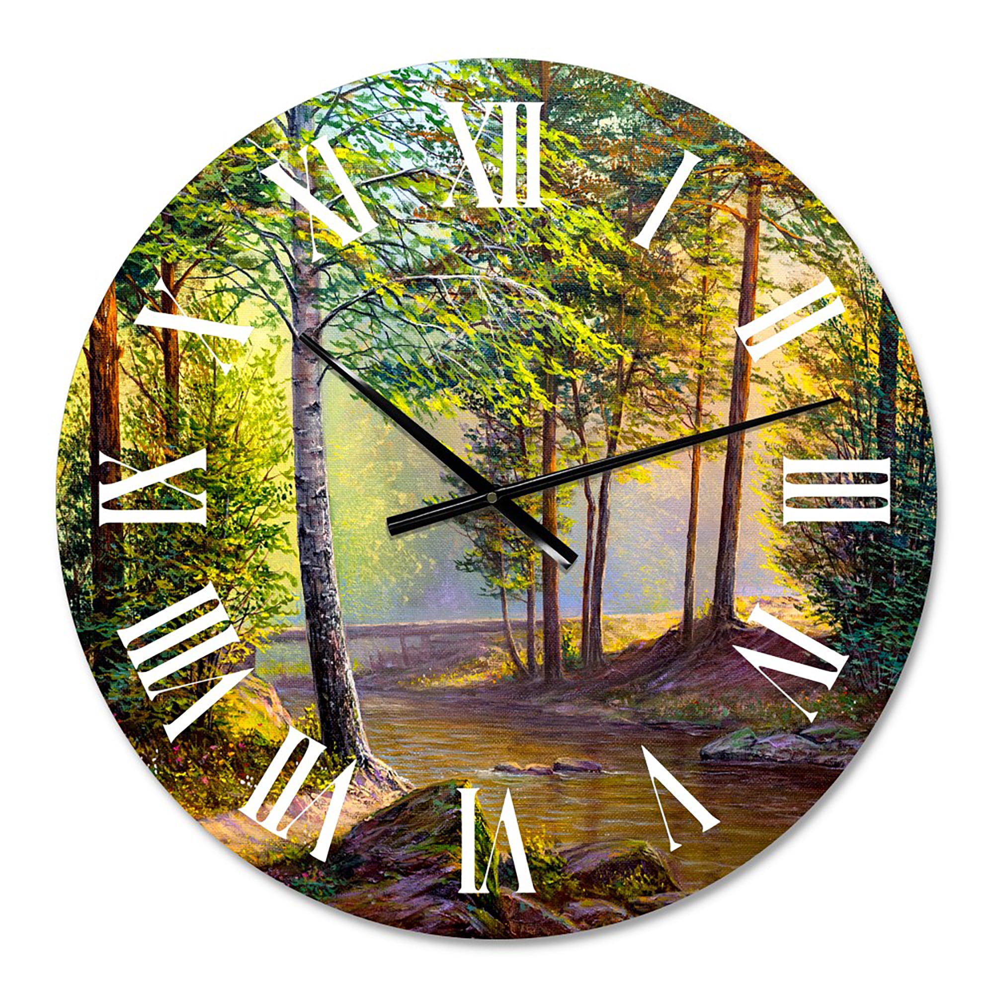 Designart 1 in Traditional Wall Clock