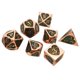 thumbnail image 1 of Juego de dados poliédricos Juego De 7 Piezas De Aleación De Zinc Dados Poliédricos D4 D6 D8 D10 D12 D20 Set Bronce Bronce Magideal Juego de dados poliédricos, 1 of 6