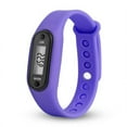 thumbnail image 2 of EIMELI Silica gel Bracelets Run Step Watch Bracelets Pedometer Calorie Counter Digital LCD Walking Distance Wrap Cuff Drop Ship, 2 of 8