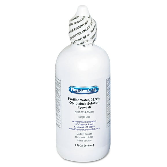 PhysiciansCare Eye Wash Refill Physicians Care 4oz Clear 12304