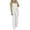 00 # White, variant on REORIAFEE 2023 Women 2 Piece Outfits Boho Casual Vintage Loose Fit Summer Vacation Sets Summer Outfit Fashion Women Summer Square Neck Casual Sleeveless Top + Pant Set Green L