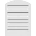 thumbnail image 4 of 34"W x 40"H Arch Top Surface Mount PVC Gable Vent: Functional, w/ 2"W x 2"P Brickmould Sill Frame, 4 of 13