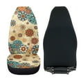 thumbnail image 4 of Binienty Fluffy Car Seat Covers 2 PC Bohemian Mandala Auto Front Seat Pad Soft Cozy Plush Car Bucket Covers Fuzzy Auto Interior Decor Accessories for Women Girly, 4 of 8